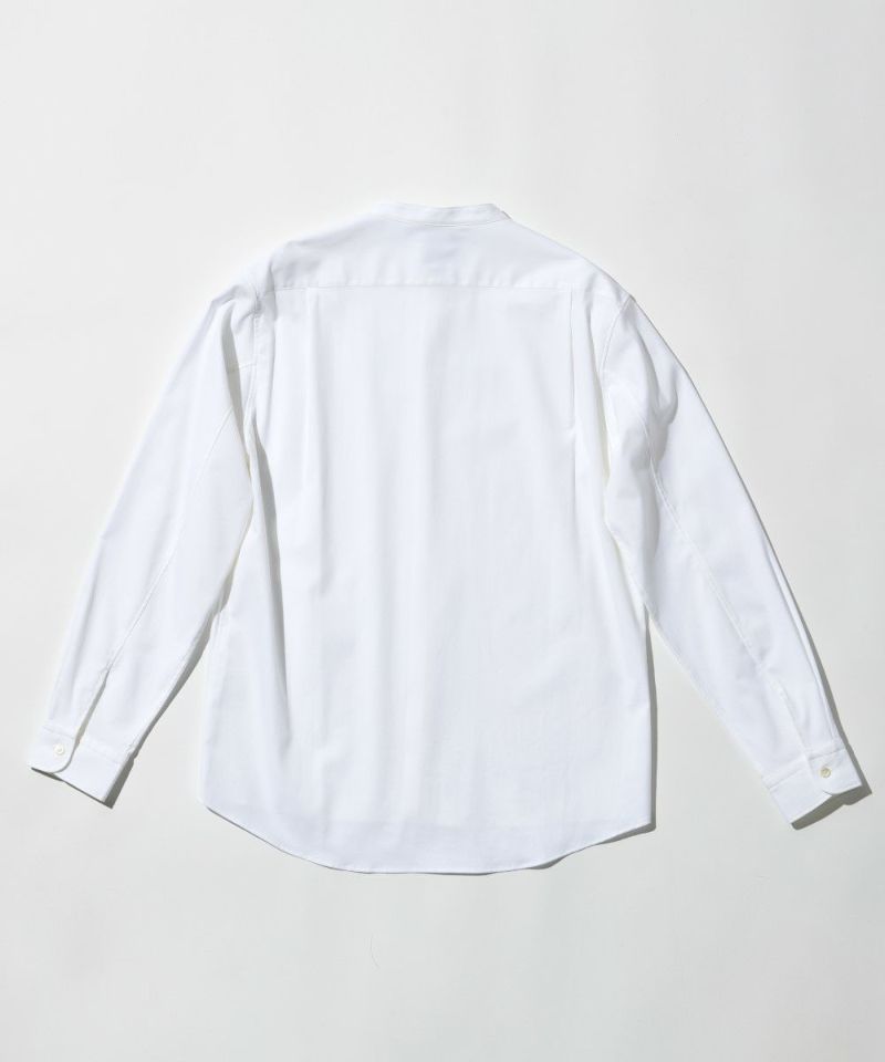 ノーカラー オックスフォードシャツ【FLAT】