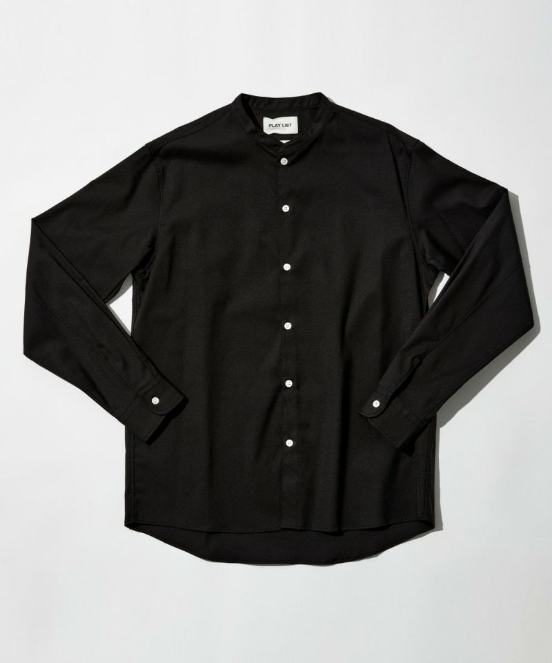 ノーカラー オックスフォードシャツ【FLAT】