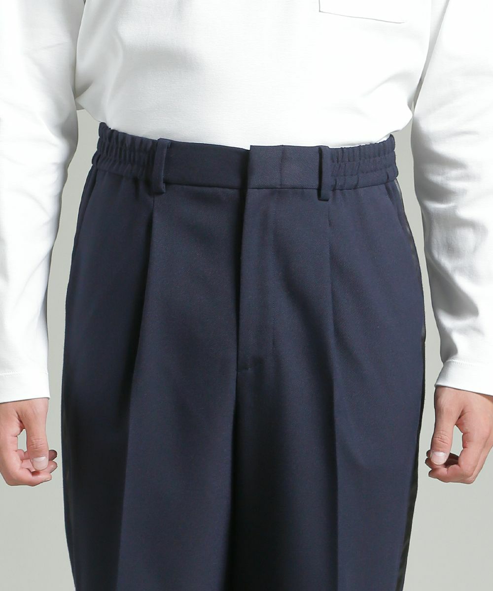 TRサージ ワンタック サイドラインスラックス【PLAY】