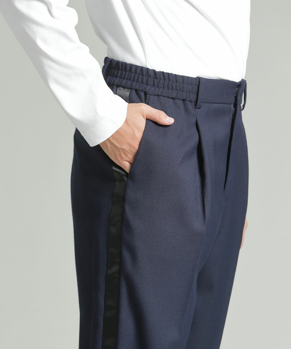 TRサージ ワンタック サイドラインスラックス【PLAY】