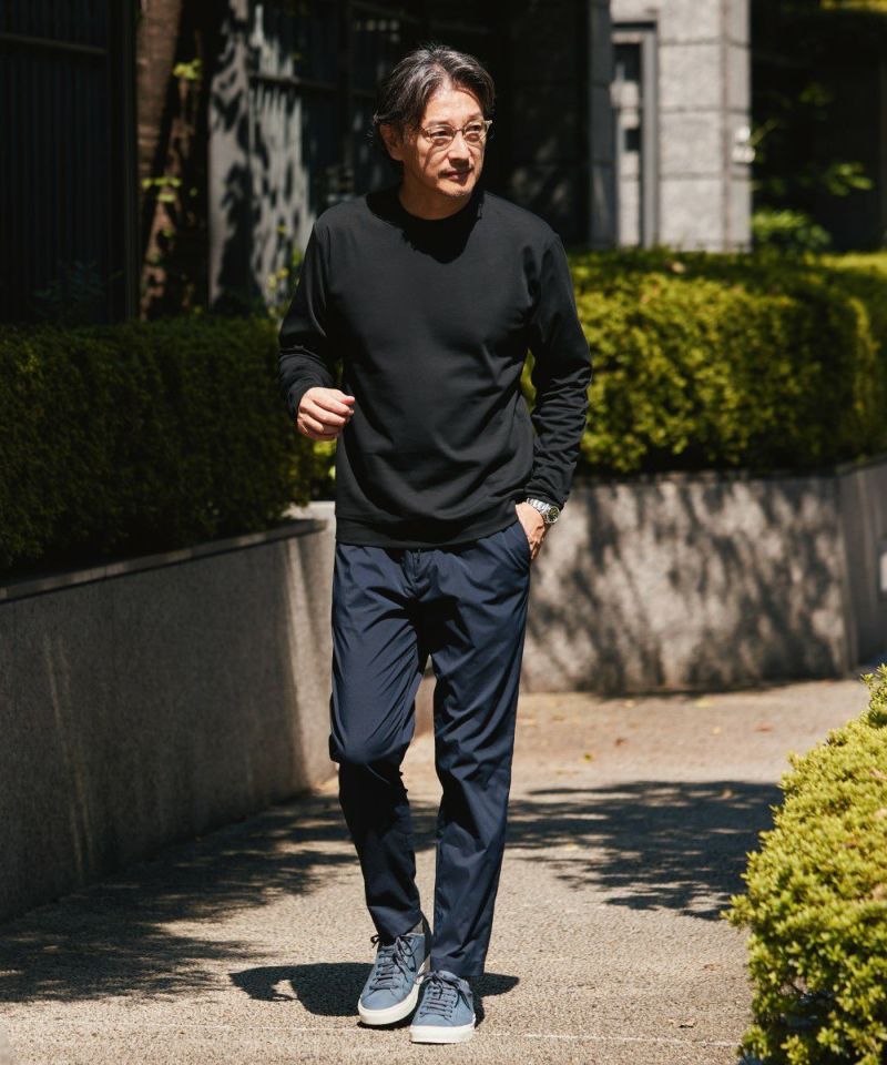 クリアコットン・リブロングスリーブTシャツ【FLAT】