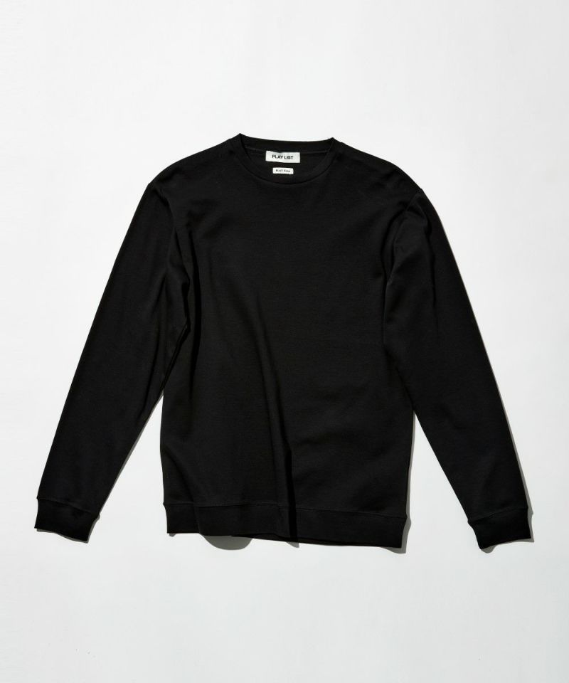 クリアコットン・リブロングスリーブTシャツ【FLAT】