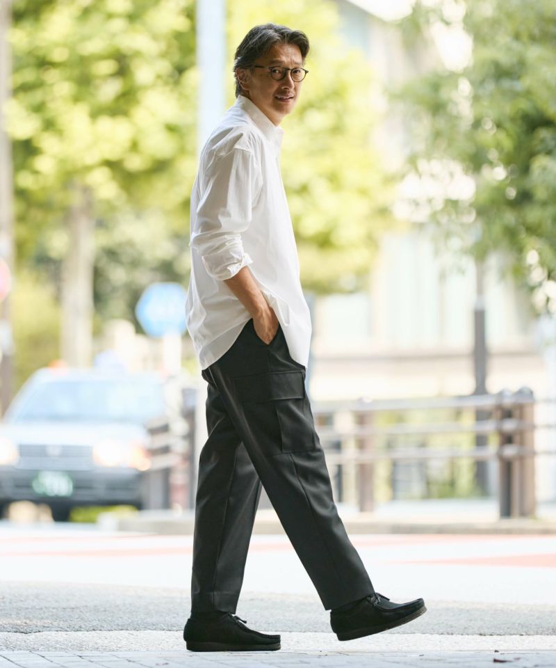 N/C レギュラーカラーシャツ【SLACK】
