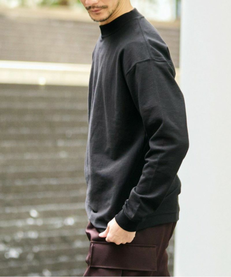 モックネックアウターTシャツ【PLAY】