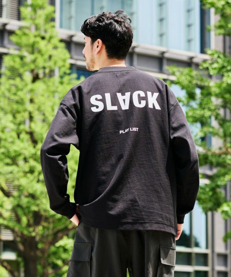 モックネックアウターTシャツ【SLACK】