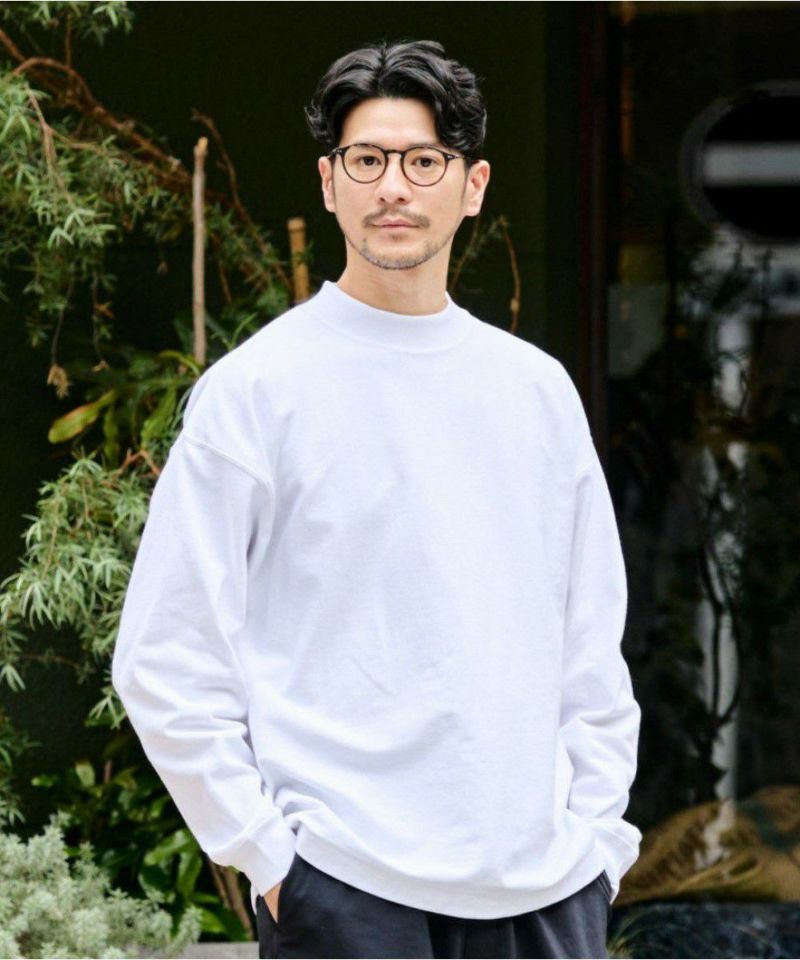 モックネックアウターTシャツ【SLACK】