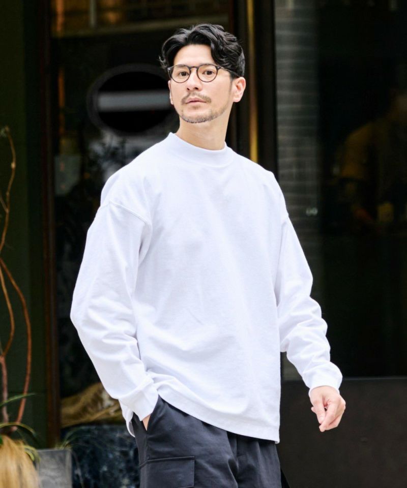 モックネックアウターTシャツ【SLACK】