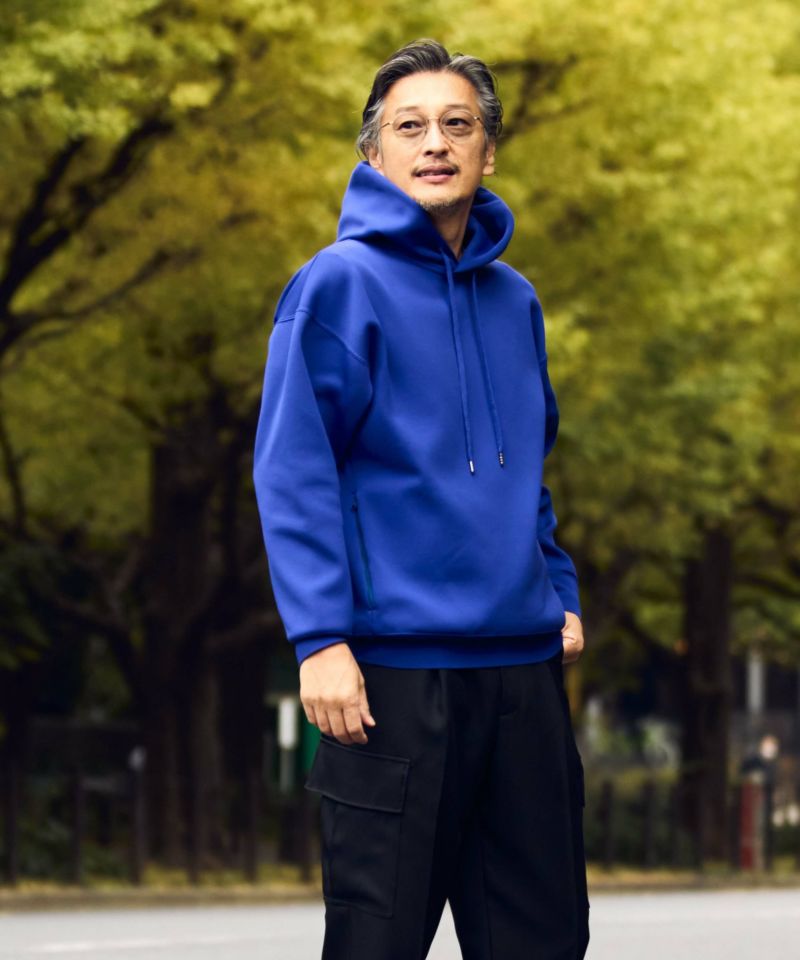 クリエイティブ・ニットパーカー【SLACK】