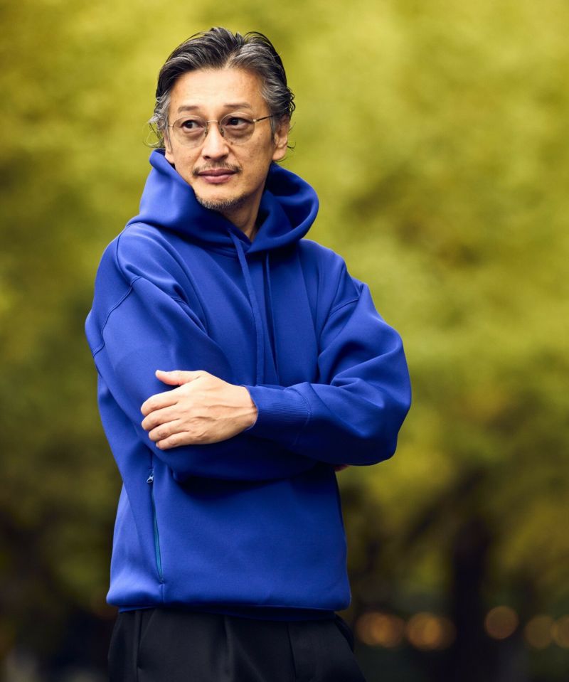 クリエイティブ・ニットパーカー【SLACK】