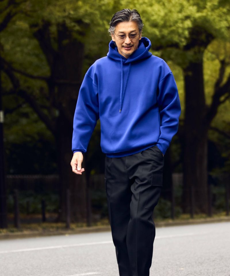 クリエイティブ・ニットパーカー【SLACK】