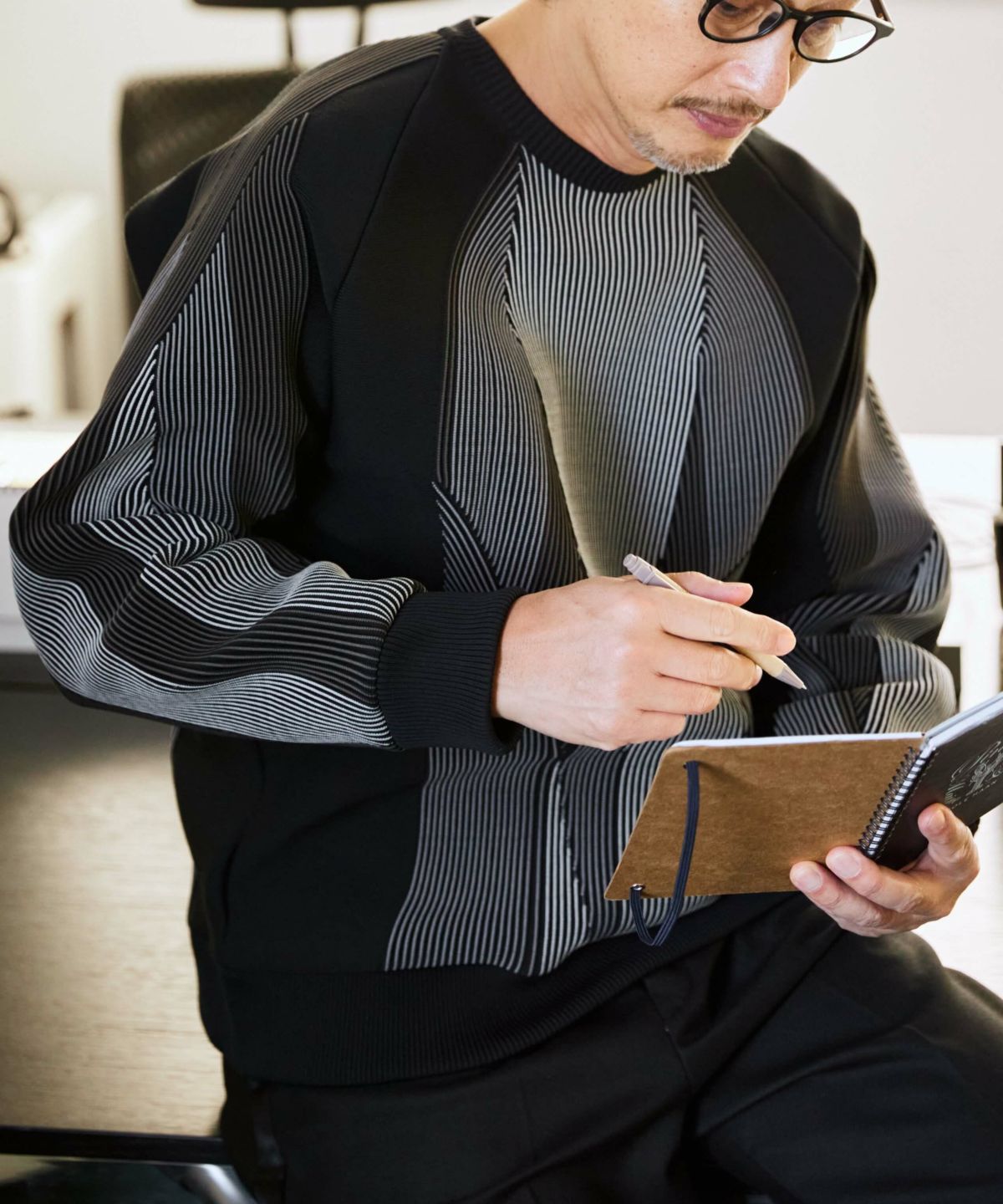 WAVELINE クルーネックセーター【PLAY】