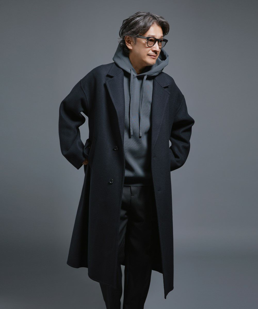 W/F PONTETORTO ベルト脱着可能 オーバーコート【SLACK】