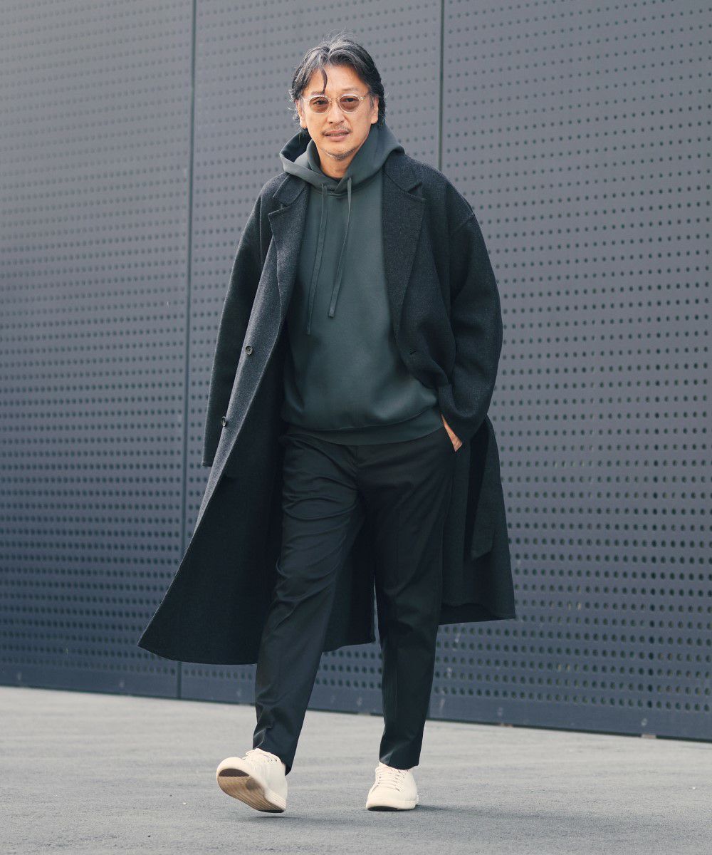 W/F PONTETORTO ベルト脱着可能 オーバーコート【SLACK】