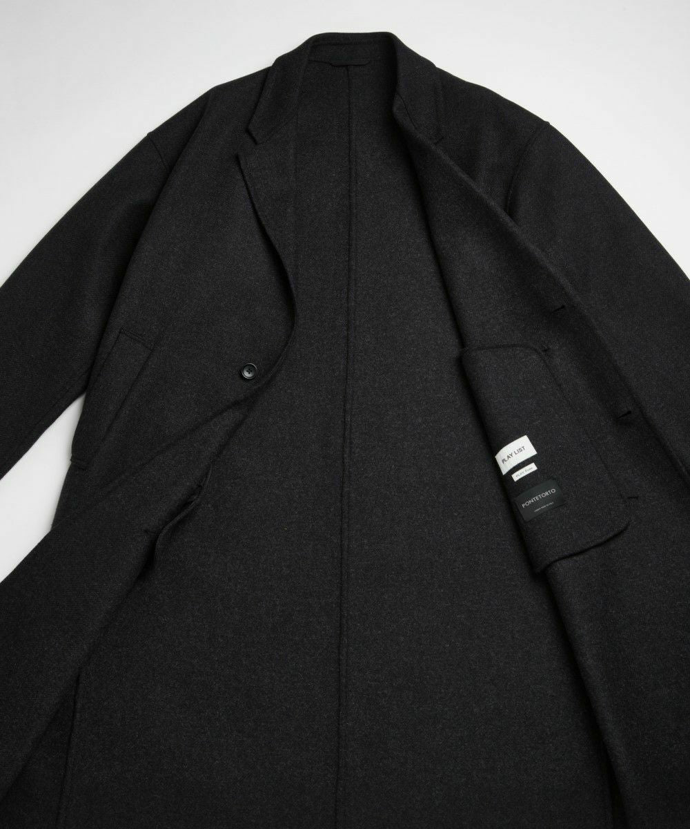 W/F PONTETORTO ベルト脱着可能 オーバーコート【SLACK】