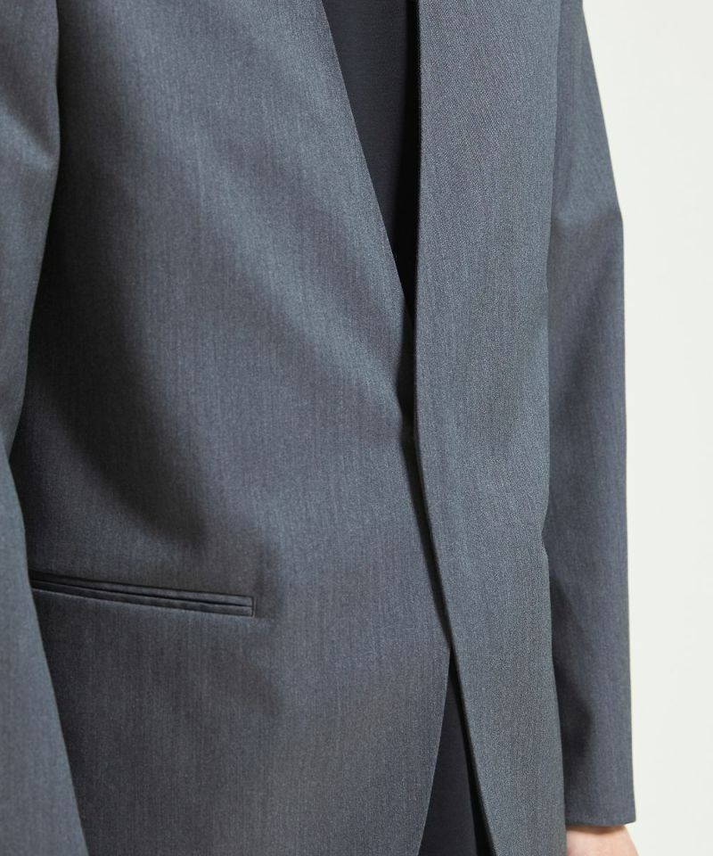 オーセンティック ノーカラー ジャケット【FLAT】