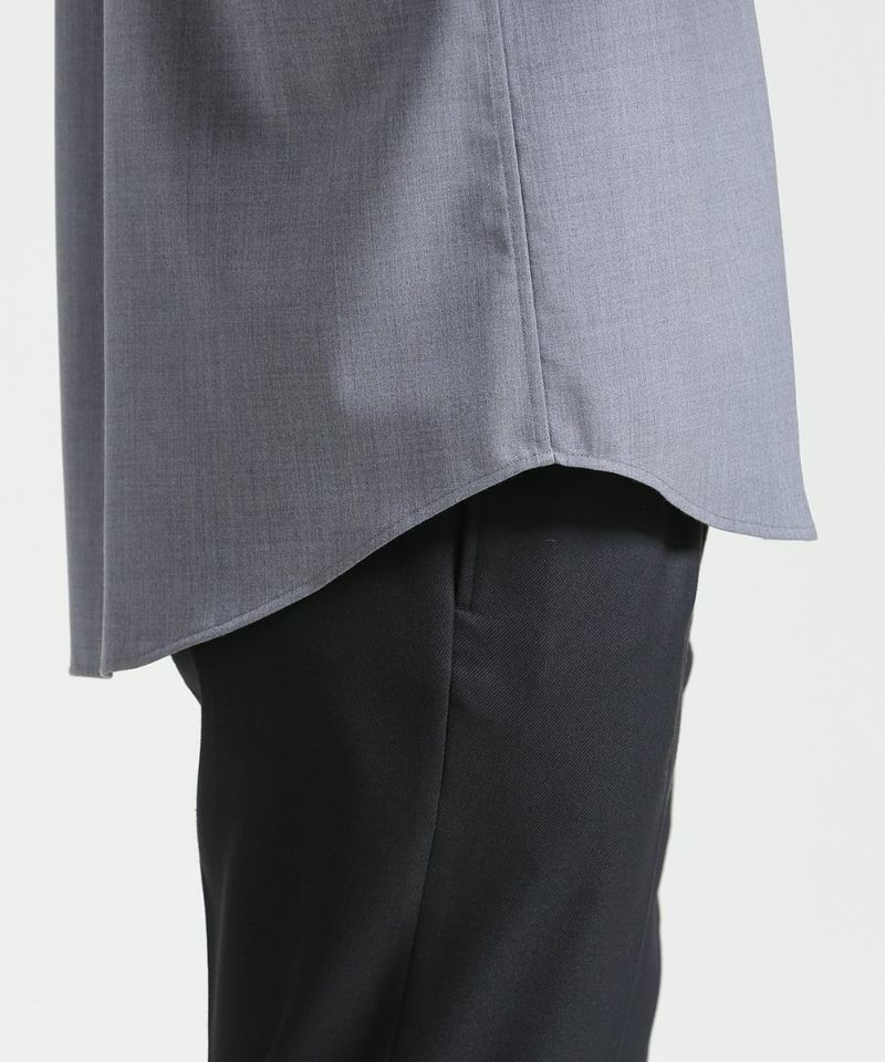 ハイブリッドウール シャツジャケット【FLAT】