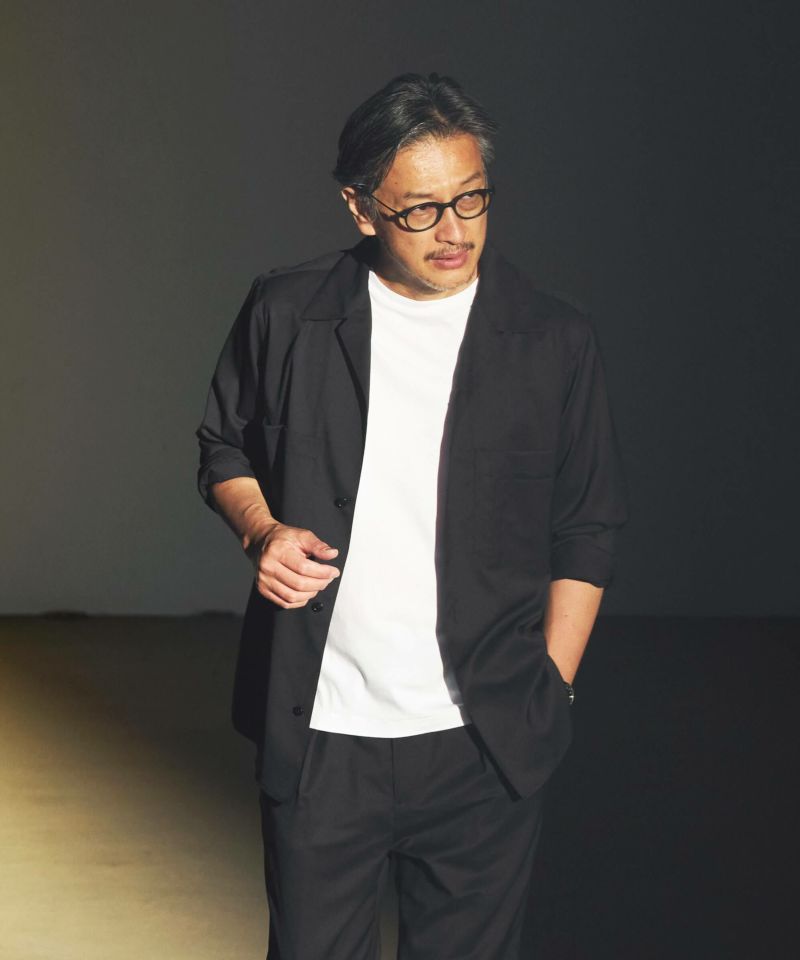 ハイブリッドウール シャツジャケット【FLAT】