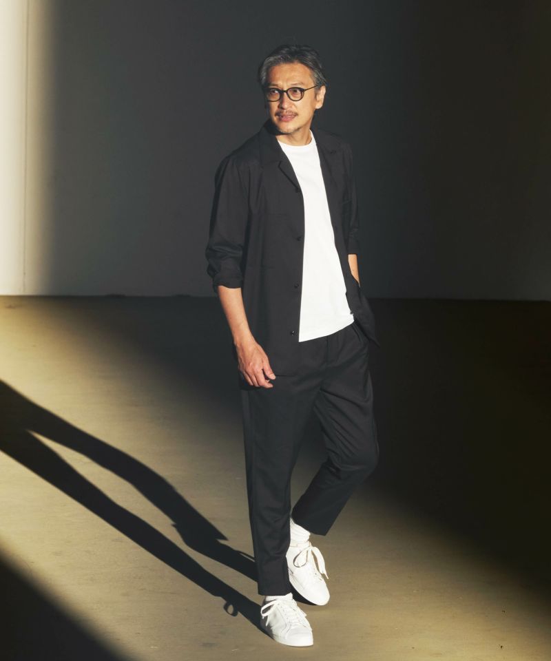 ハイブリッドウール シャツジャケット【FLAT】