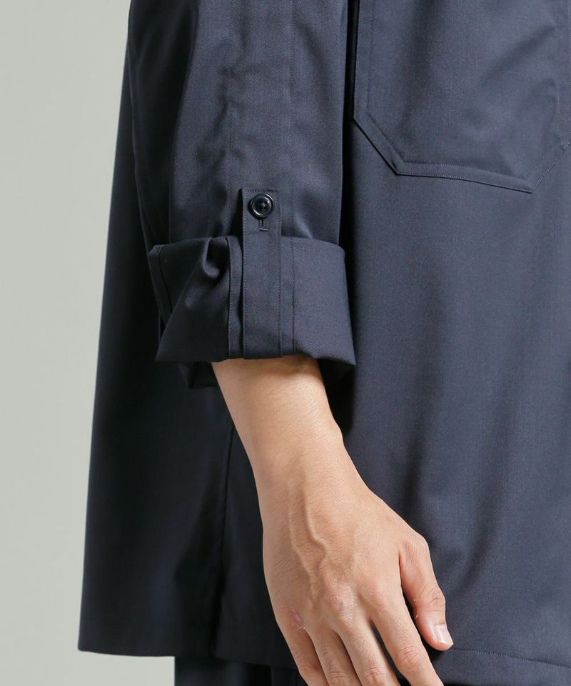 ハイブリッドウール シャツジャケット【PLAY】