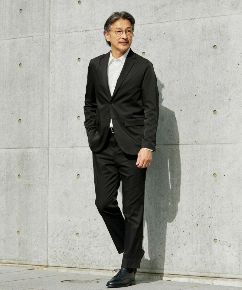 オールウェザーストレッチツイル テーラードジャケット【FLAT】