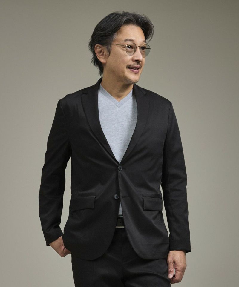 オールウェザーストレッチツイル テーラードジャケット【FLAT】