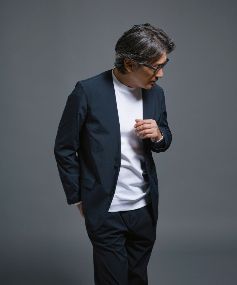 超軽量 撥水タイプライター ノーカラージャケット【PLAY】