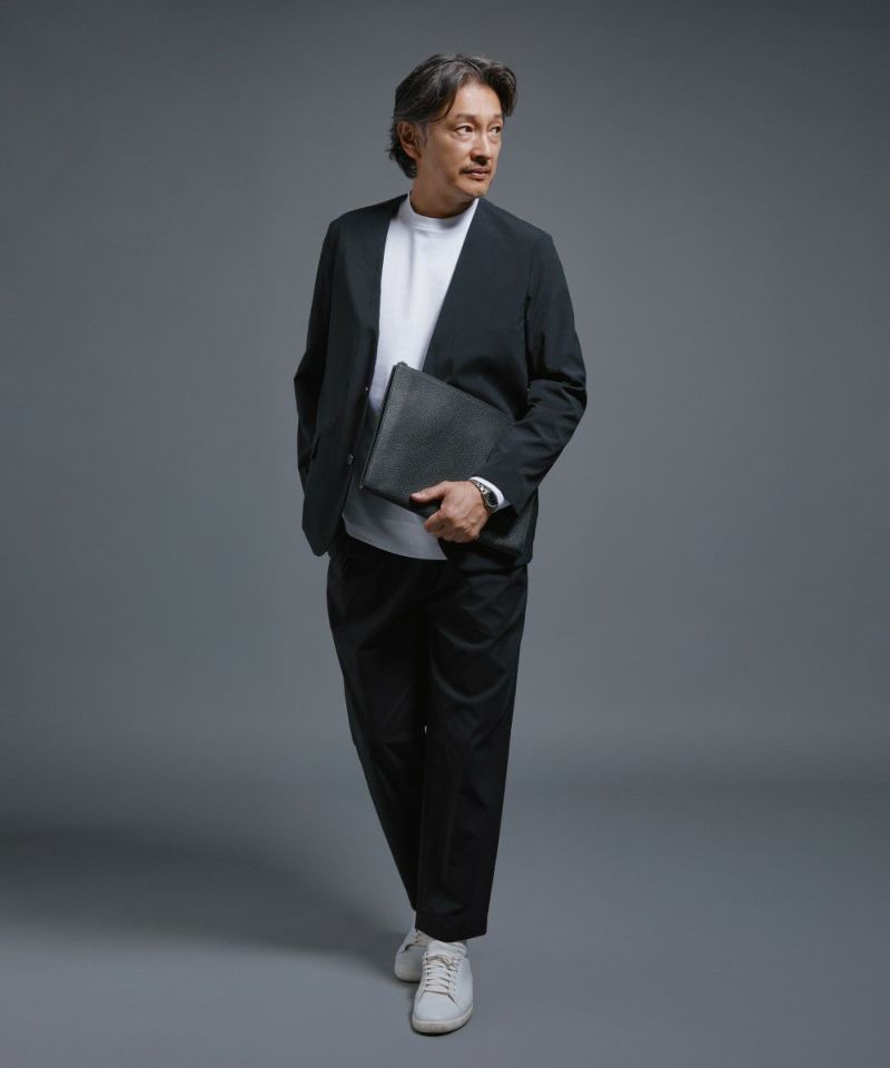 超軽量 撥水タイプライター ノーカラージャケット【PLAY】