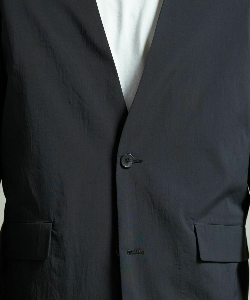 超軽量 撥水タイプライター ノーカラージャケット【PLAY】