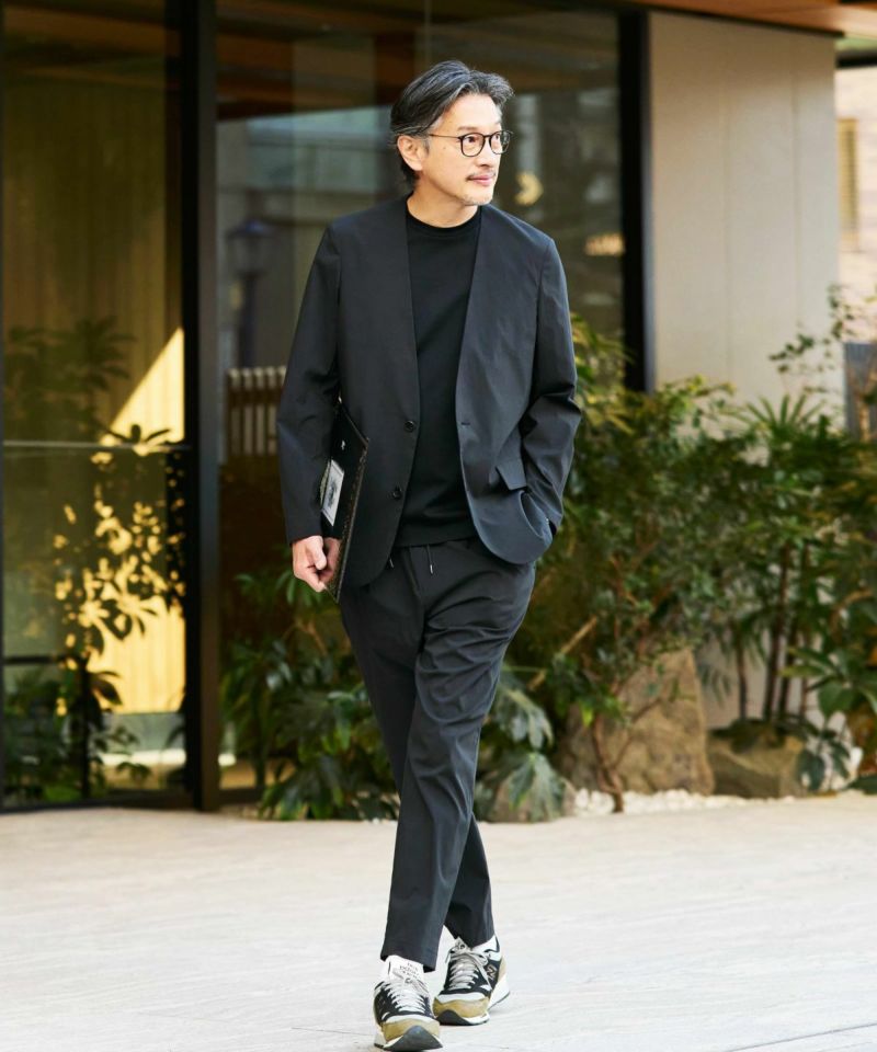 超軽量 撥水タイプライター ノーカラージャケット【PLAY】