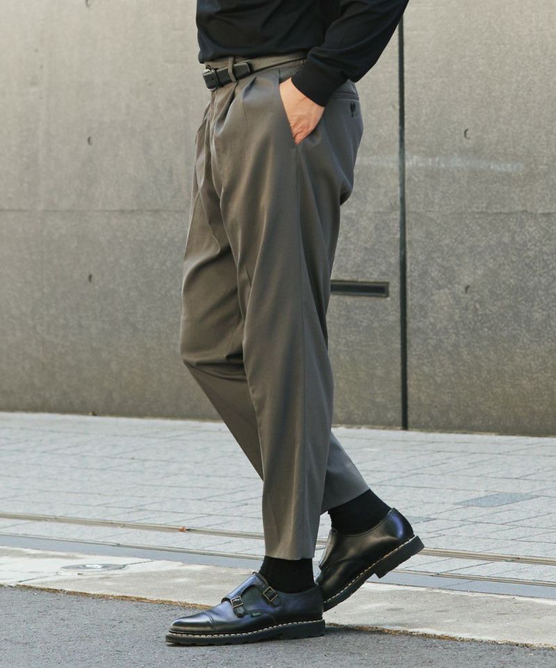 オールウェザーストレッチツイル ツータックスラックス【PLAY】