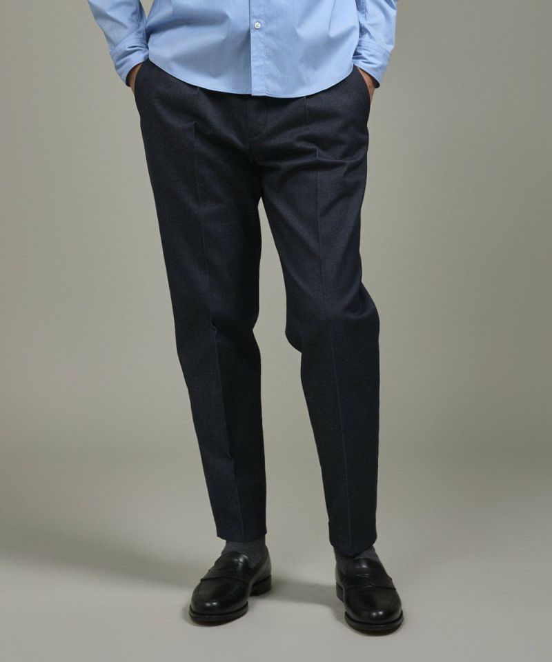 マーベラスデニム スリムテーパードスラックス【FLAT】