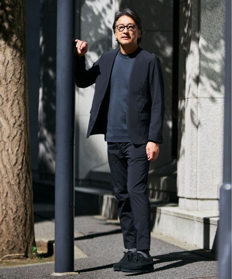 クリエイティブ・ニット クルーネックＴシャツ【FLAT】