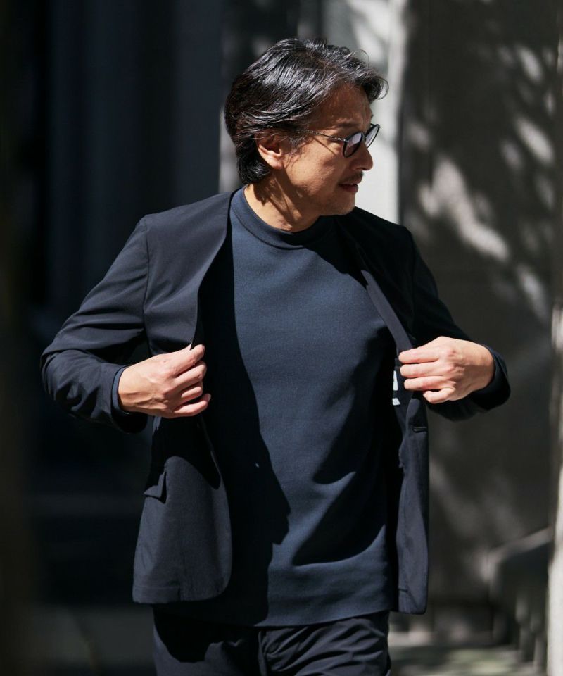 クリエイティブ・ニット クルーネックＴシャツ【FLAT】