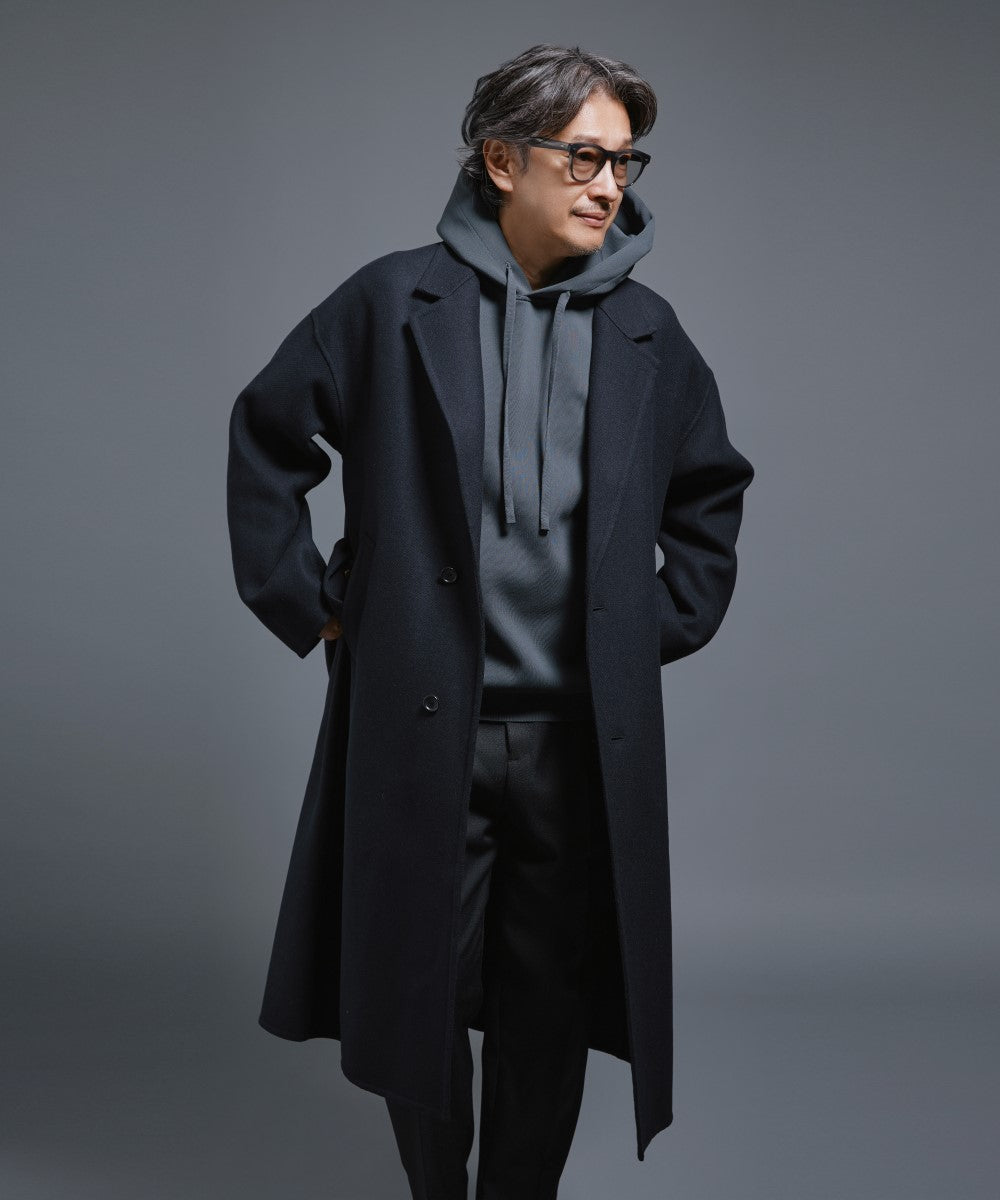 W/F PONTETORTO ベルト脱着可能 オーバーコート【SLACK】