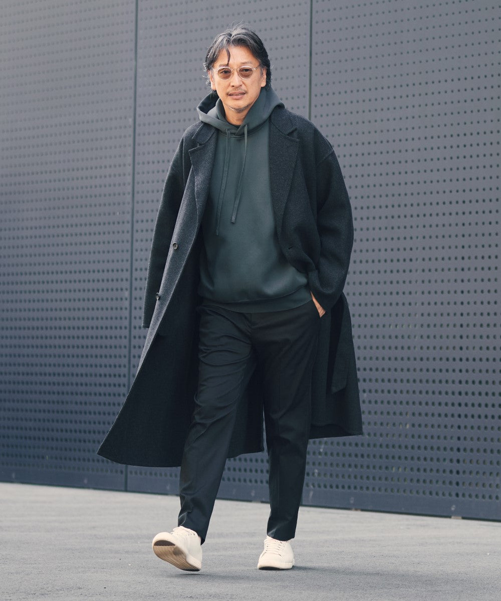 W/F PONTETORTO ベルト脱着可能 オーバーコート【SLACK】