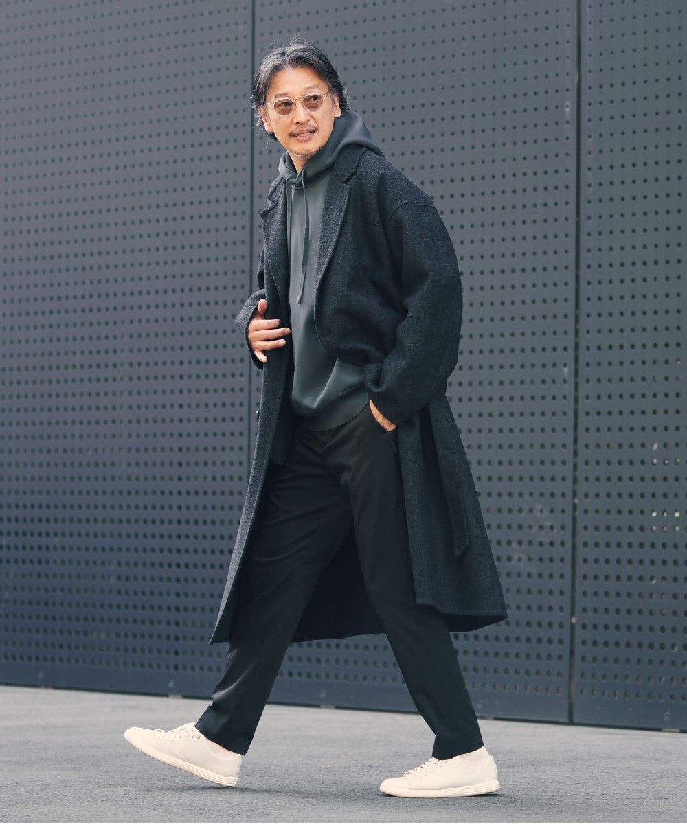 W/F PONTETORTO ベルト脱着可能 オーバーコート【SLACK】